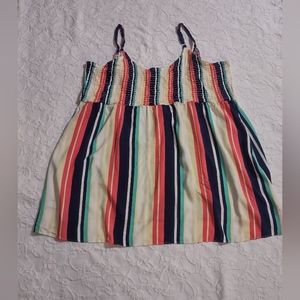 Torrid blouse striped, good condition,size 5 plus, pretty blouse .